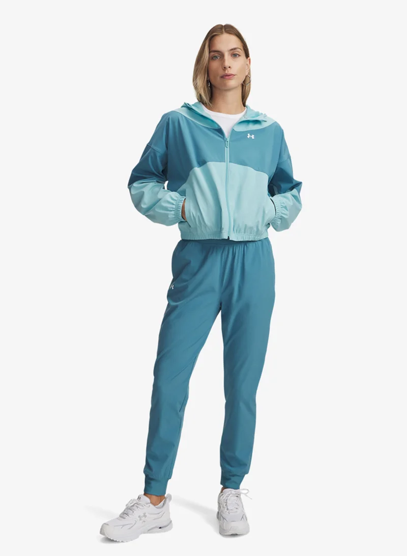 UNDER ARMOUR  Rival High-Rise Woven Pants for Women | Best Price UAE