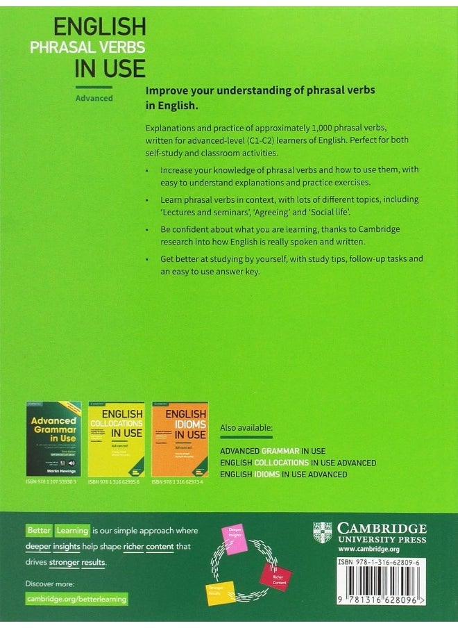 English Phrasal Verbs in Use Advanced Book with Answers - pzsku/Z112E23E2DD238867C9A7Z/45/_/1724845135/f024c44d-bf28-4842-8d4f-50205d43762b