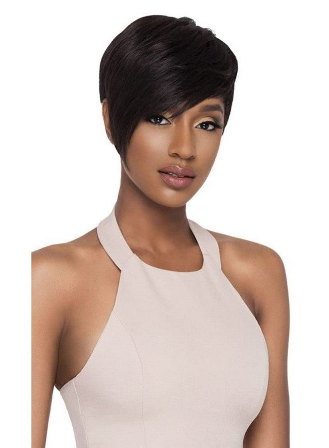 Duby Outre Human Hair Wig Duby Wig Pixie Edge (1B) - Image 2