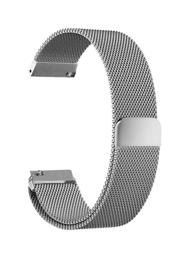 NIBEMINENT Replacement Band For Huawei Honor MagicWatch 2 46mm Silver  - Image 1