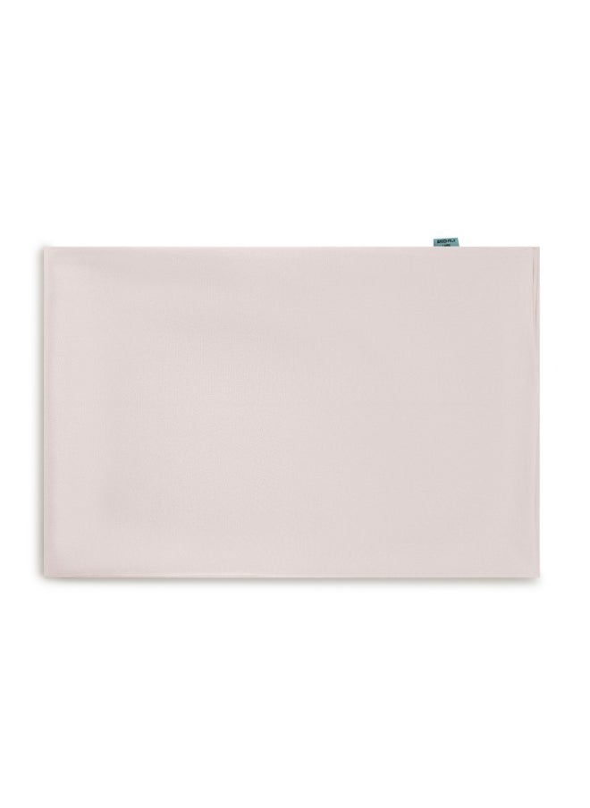 BRIGHTLY LABS Silver Infused Mulberry Silk Pillowcase - Antibacterial & Hypoallergenic - Grade 6A Silk with Silver Ion Treatment - Soft & Cooling - Standard Size (51x66cm)  - Image 4
