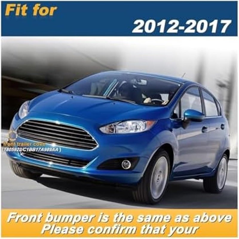 QASULER Tow Hook Eye Cover for Ford Fiesta 2012-2017 - Image 2