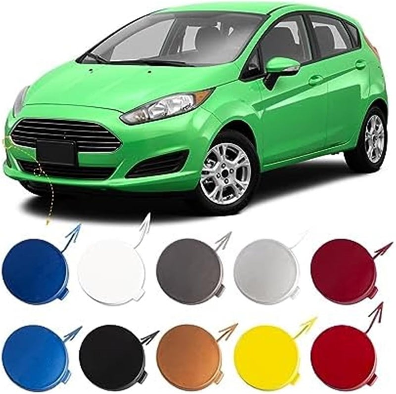 QASULER Tow Hook Eye Cover for Ford Fiesta 2012-2017 - Image 5