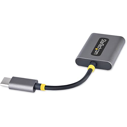 Startech.com USBCAUDIOSPLITTER Usbc Headphone Splitter Adap Usb C To Dual 35mm Audio Adapter - Image 3