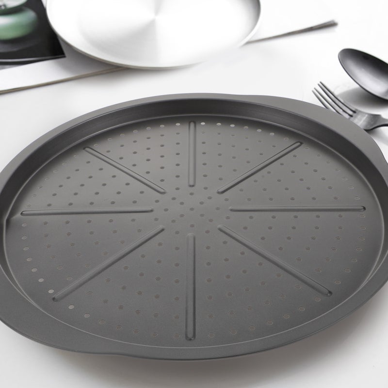 Pizza Pans with High-Quality Carbon Steel, Durable and Efficient Baking Performance - Image 4