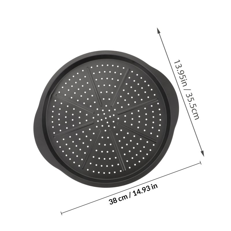 Pizza Pans with High-Quality Carbon Steel, Durable and Efficient Baking Performance - Image 2