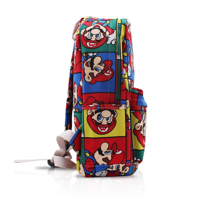 Finex Mario Star Bros Canvas Casual Daypack With 15 In Laptop Storage Compartment - Image 2