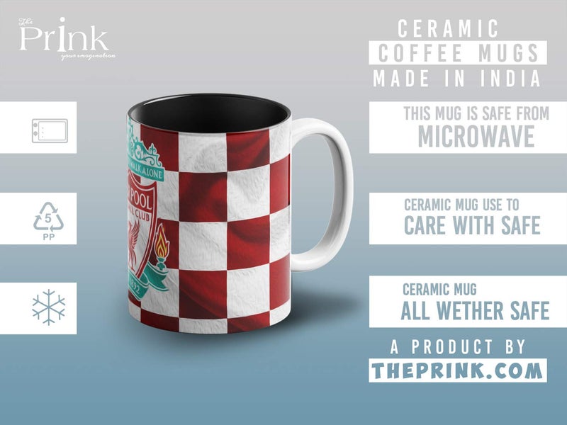 Prink Liverpool Football Club Coffee Mug with Print | YNWA Mugs | You'll Never Walk Alone Printed Coffee Mugs | Gift for Friends | 330ml, Microwave & Dishwasher Safe - Image 5
