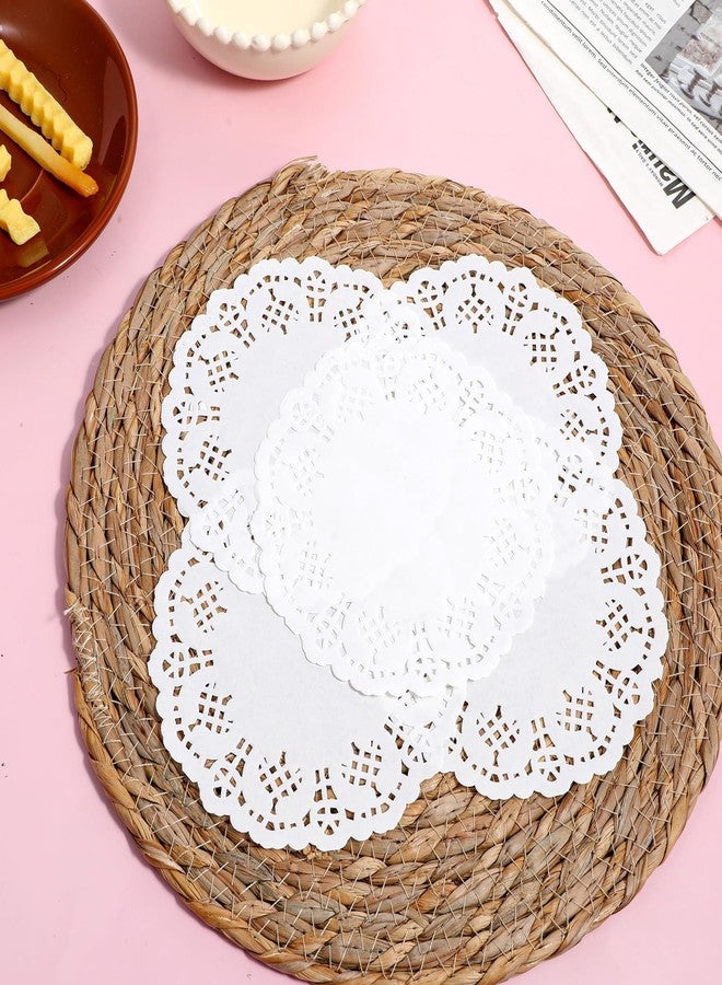 salbsever 140 Pcs White Paper Doilies, Doilies for Dessert Trays 5 Inch Round Doily Paper for Food,Cakes, Desserts, Crafts, and Table Decorations - Image 4