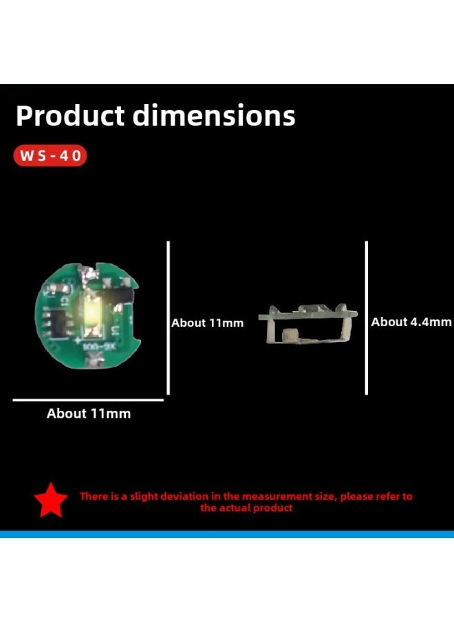 Generic - Model Magnetron Induction Quantum Lamp MG HG RG Universal LED Lamp For Gundam Model Hand Decoration-Color:WS-40: Green Light - Image 1