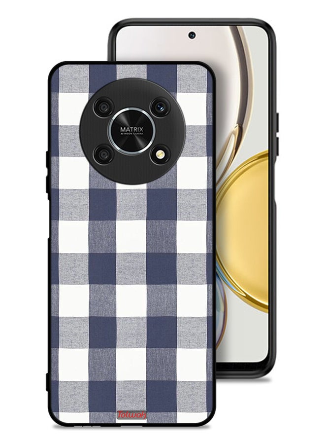 Tolwak غطاء حماية لهاتف Honor X9 5G بنمط قماش - Image 1