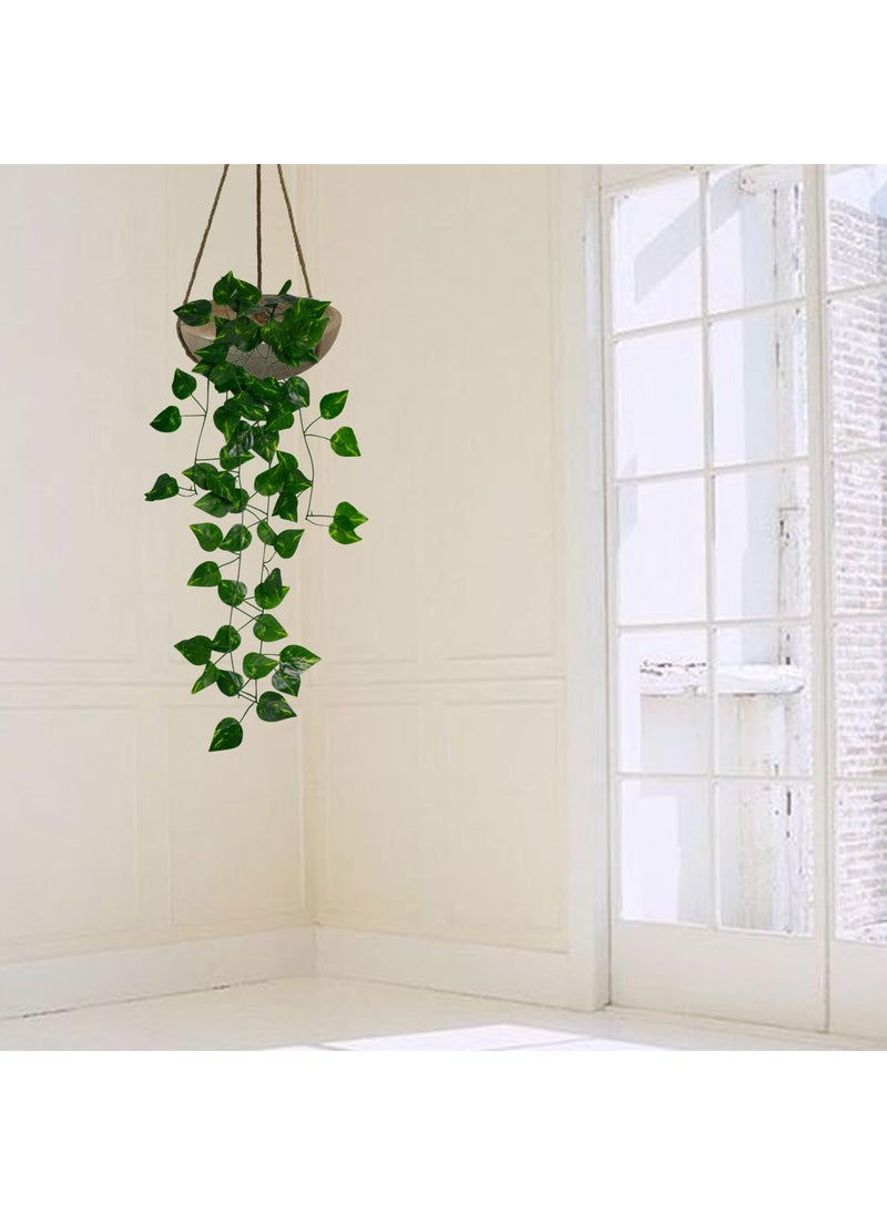 DecoreBugs DecoreBugs Artificial Plants Leaves Hanging Ivy Garlands Plant Greenery Vine Creeper Home Decor Door Wall Balcony Decoration Party Festival Craft Pack of 6  - Image 4