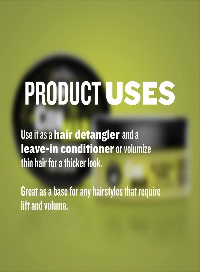 GIBS Con Man Hair & Beard Pudding - Leave-In Conditioner, Curl Definer,Green 7.5 Fl oz - Image 3