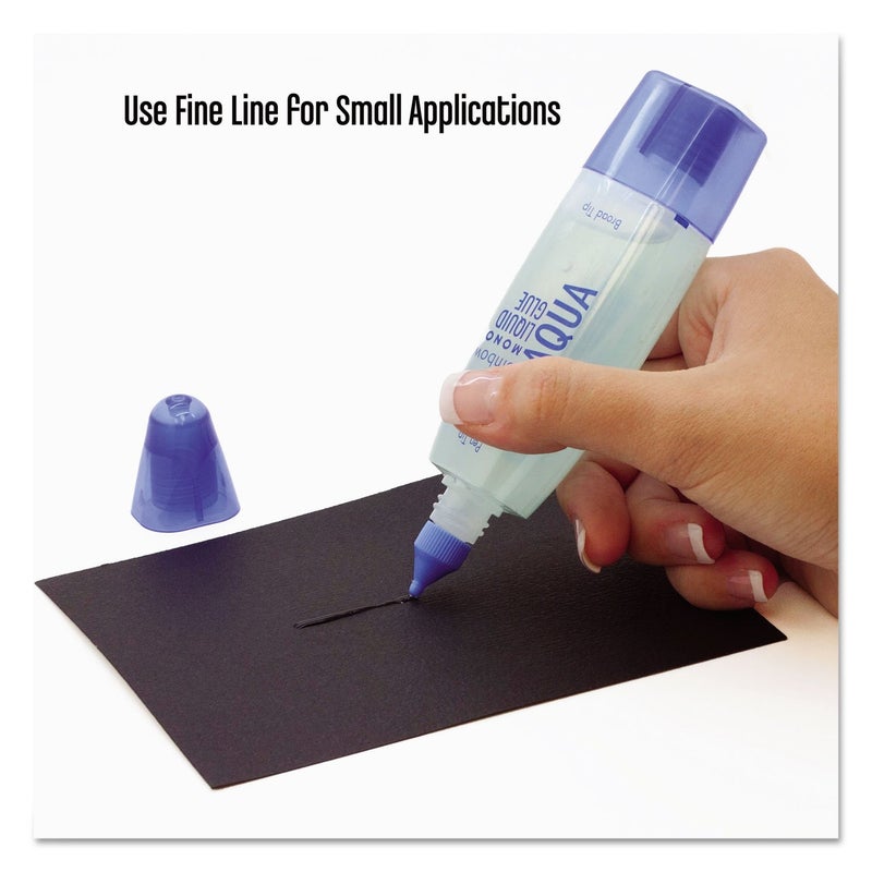 Tombow Tombow 52180 MONO Aqua Liquid Glue 169 Ounce 1Pack Dual Tip Dispenser for Precise to Full Coverage Application that Dries Clear - Image 5