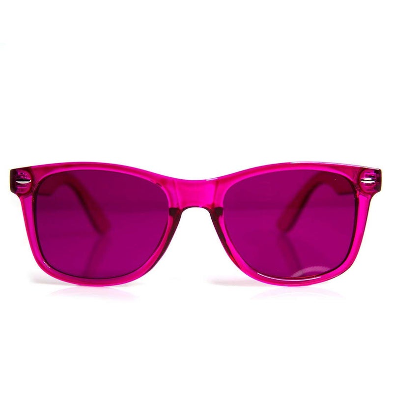GloFX Magenta Color Therapy Glasses Chakra Glasses Relax Glasses - Image 3