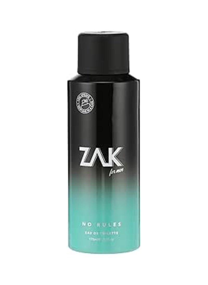 زاك - زاك نو رولز أو دي تواليت سبراي للرجال 175 مل - Image 1