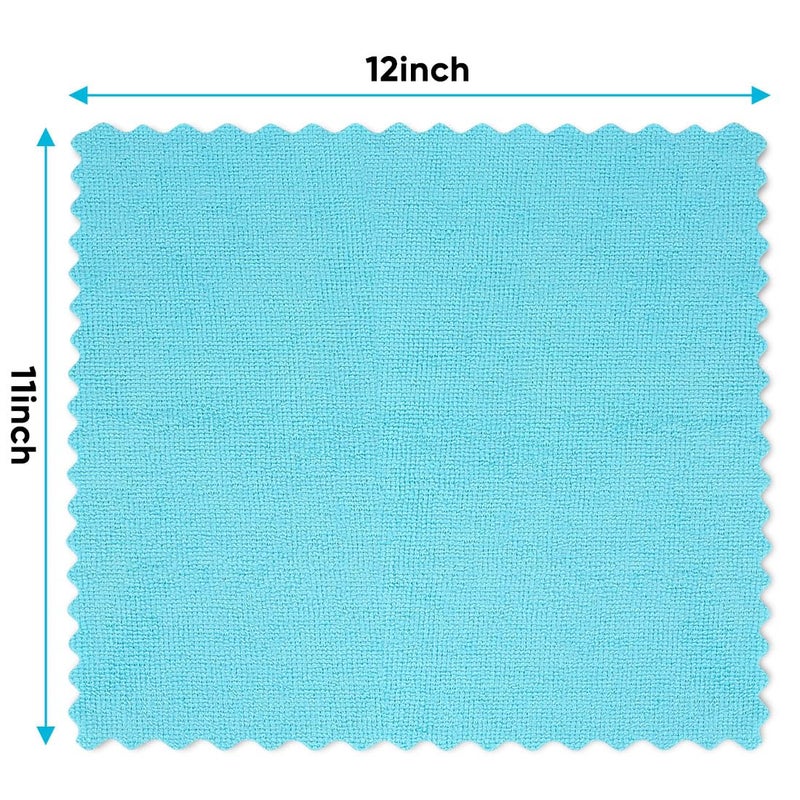 Orighty Microfiber Cleaning Cloth, 24 Pack Highly Absorbent Cleaning Rags, Household Cleaning Supplies, Reusable Lint Free Cloths Microfiber Rag for House, Kitchen, Car Care, 12x11 inch - Image 5