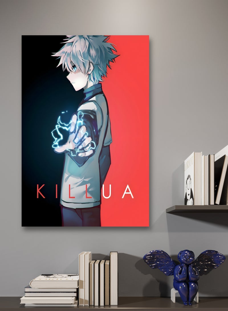 MODCLASS Wall Art Printed Canvas Frame Killua Zoldyck  - Image 1
