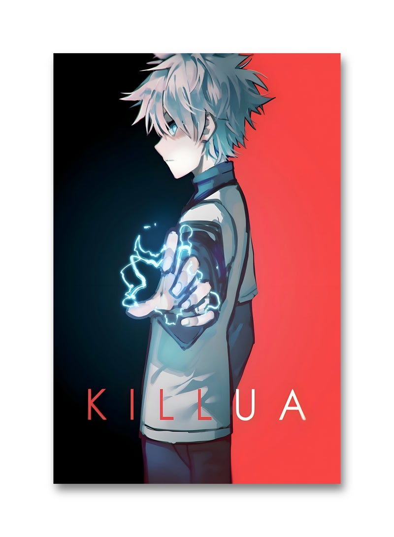 MODCLASS Wall Art Printed Canvas Frame Killua Zoldyck  - Image 2