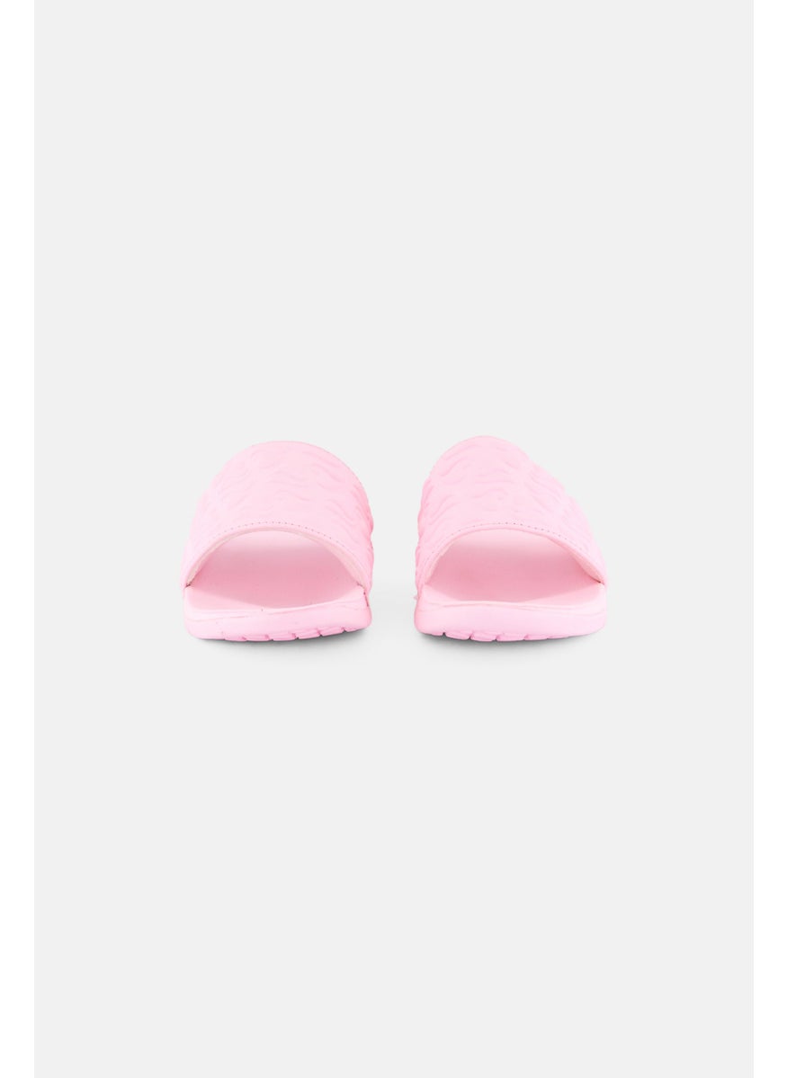 SKECHERS Kids Girl Gambix III Style Hype Slip On Slide, Pink  - Image 2