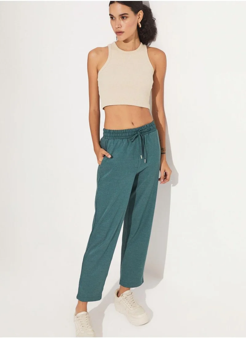 جون High Waist Pants