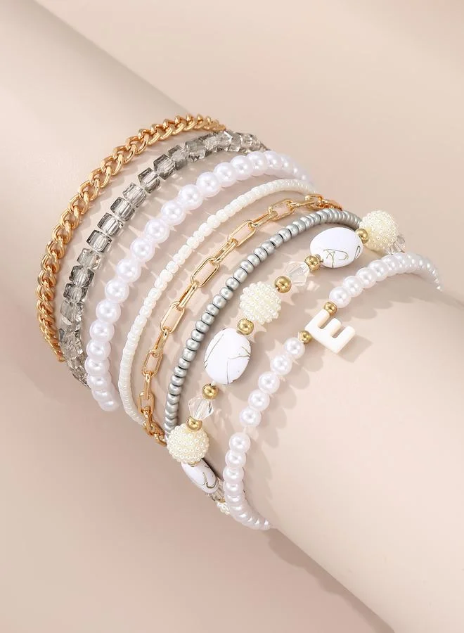 تايك تو Pack of 8 - Embellished Beaded Bracelet