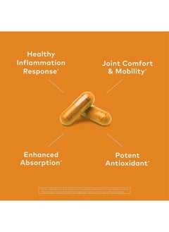 Organic India Turmeric Curcumin Herbal Supplement - Joint Mobility & Immune Support, Healthy Inflammatory Response, Whole Root Supplement, Trikatu, USDA Certified Organic, Non-GMO - 180 Capsules  - Image 5