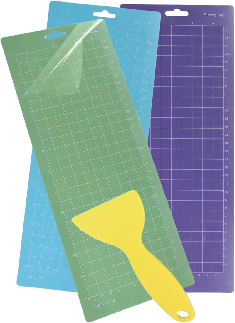 Rierdge Cutting Mat, 3 Pack (4.5x12 Inch) Strong & Standard & Light Replacement Adhesive Cut Mats - Image 1
