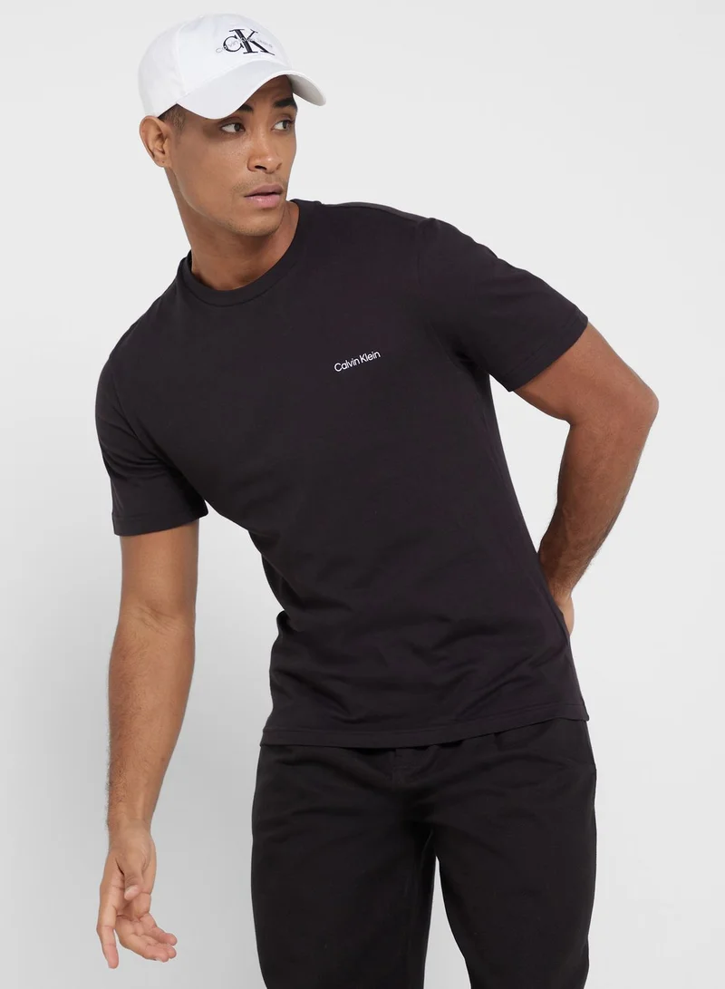 CALVIN KLEIN Logo Crew Neck T-Shirt
