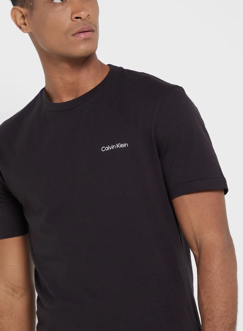 CALVIN KLEIN Logo Crew Neck T-Shirt