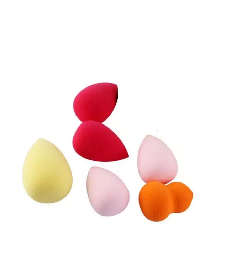 AY Beauty Make Up Mini Sponge Puff (Colour May Vary), Set of 6 - Image 1