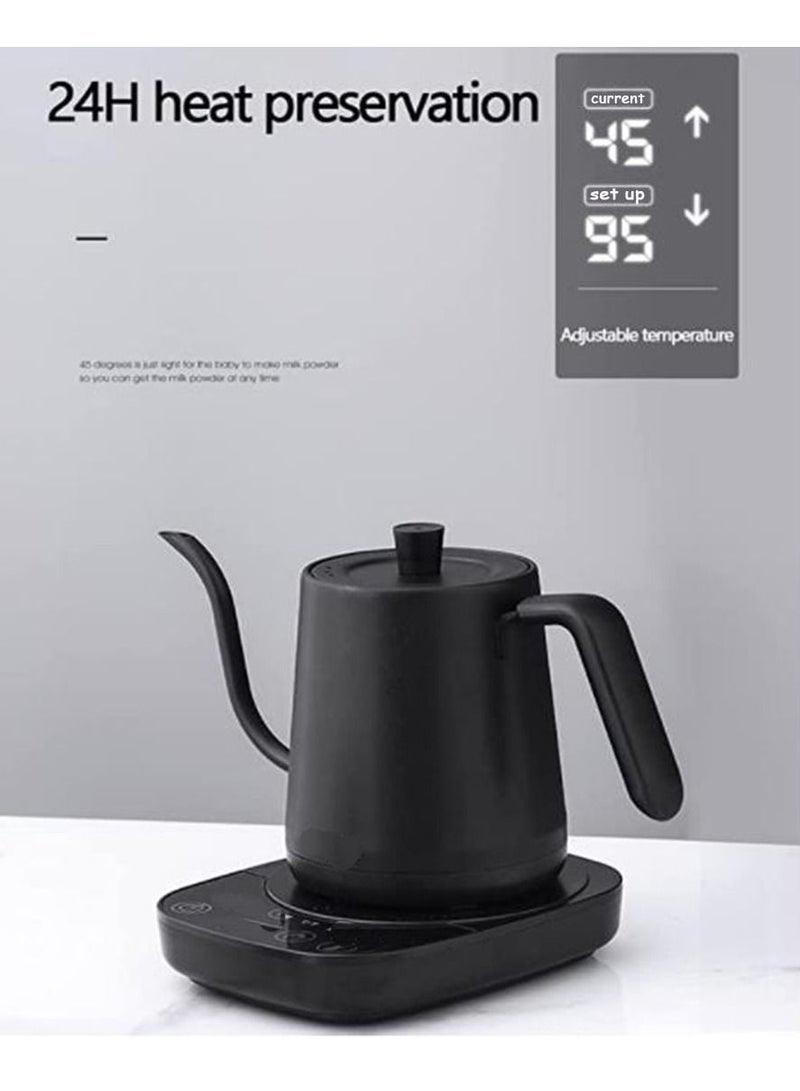 Captaintech Slender Nozzle Electric Kettle Coffee Pot Automatic Temperature Control And Heat Preservation Integrated Constant Temperature - Image 3