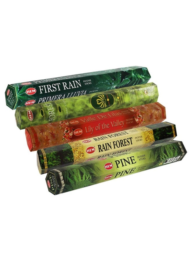TRUMIRI Hem Incense Sticks Variety Pack 12 and Incense Stick Holder Bundle with 5 Forest Themed Fragrances - Image 4