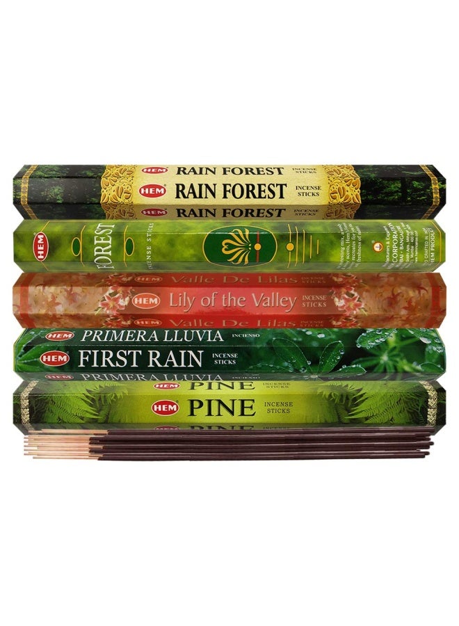 TRUMIRI Hem Incense Sticks Variety Pack 12 and Incense Stick Holder Bundle with 5 Forest Themed Fragrances - Image 3