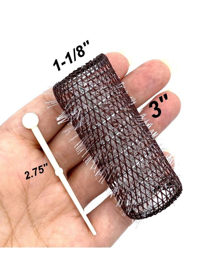 ALAZCO 8 Pc Vintage Style Hair Rollers Xlarge Brush Rollers & 8 Pins (8 Xl Rollers) - Image 2