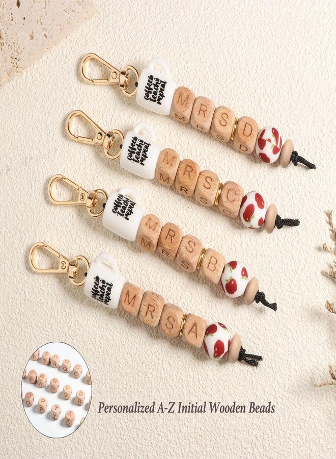 AULSIEY Teacher Appreciation Gifts for Women, End of Year Teacher Gifts from Student, Thank You Teachers Keychain Gift, Daycare Kindergarten Preschool Back to School Teachers Gift -L - Image 3
