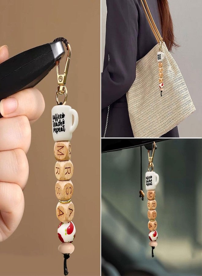 AULSIEY Teacher Appreciation Gifts for Women, End of Year Teacher Gifts from Student, Thank You Teachers Keychain Gift, Daycare Kindergarten Preschool Back to School Teachers Gift -L - Image 4
