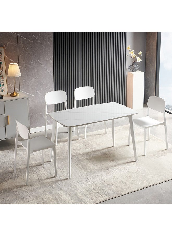 Home Box - Oasis 4-Seater Sintered Stone Dining Table 70 x 75 x 120 cm - Image 1