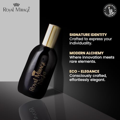 Royal Mirage Night Eau De Cologne for Men | Long-Lasting Perfume | Refined Nocturnal Fragrance | Fresh Greens, Floral & Musky Depth | Evening Versatility | Perfume for Man | 120ml - Image 5