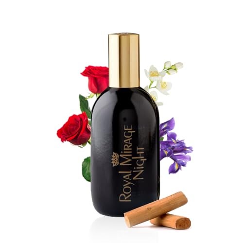 Royal Mirage Night Eau De Cologne for Men | Long-Lasting Perfume | Refined Nocturnal Fragrance | Fresh Greens, Floral & Musky Depth | Evening Versatility | Perfume for Man | 120ml - Image 1