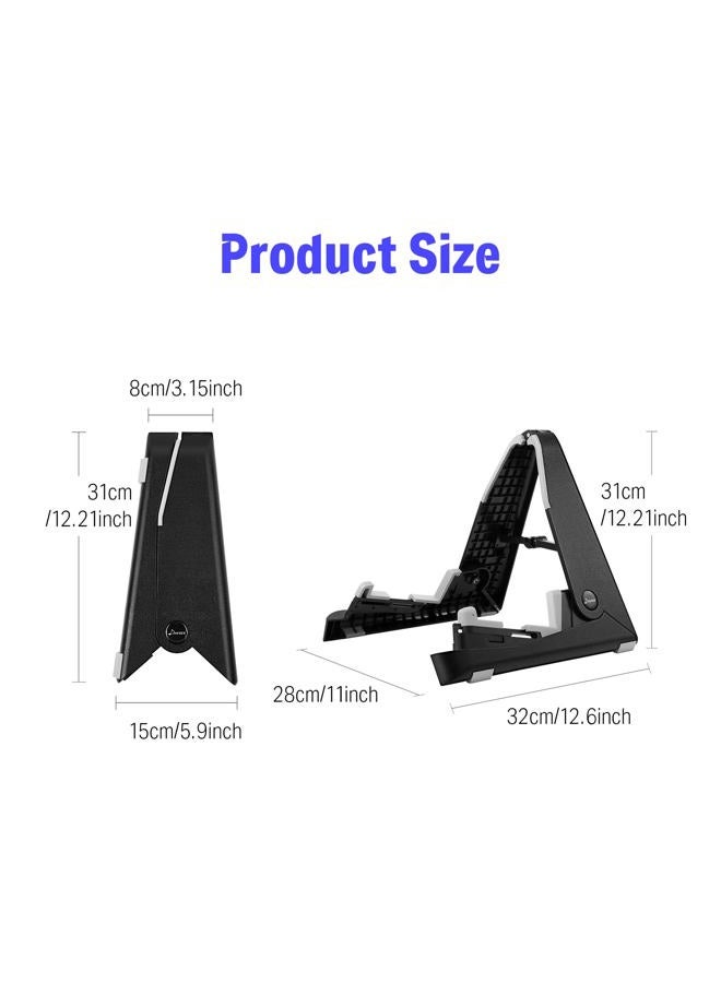 Donner Portable Guitar Stand DS-2 with Silicone Pads for Acoustic Guitar Electric Guitar Ukulele (Pack of 2) - Image 5