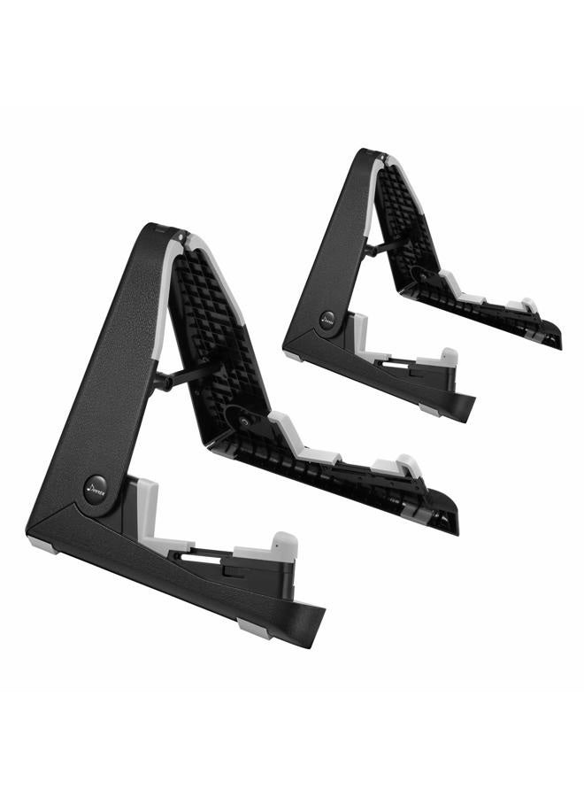 Donner Portable Guitar Stand DS-2 with Silicone Pads for Acoustic Guitar Electric Guitar Ukulele (Pack of 2) - Image 1