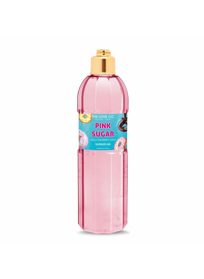 ذا لوف كو. غسول الجسم بالسكر الوردي - غسول للجسم للنساء - جل استحمام للرجال - غسول للجسم فاخر - منتجات العناية بالبشرة للجسم - 250 مل - Image 1