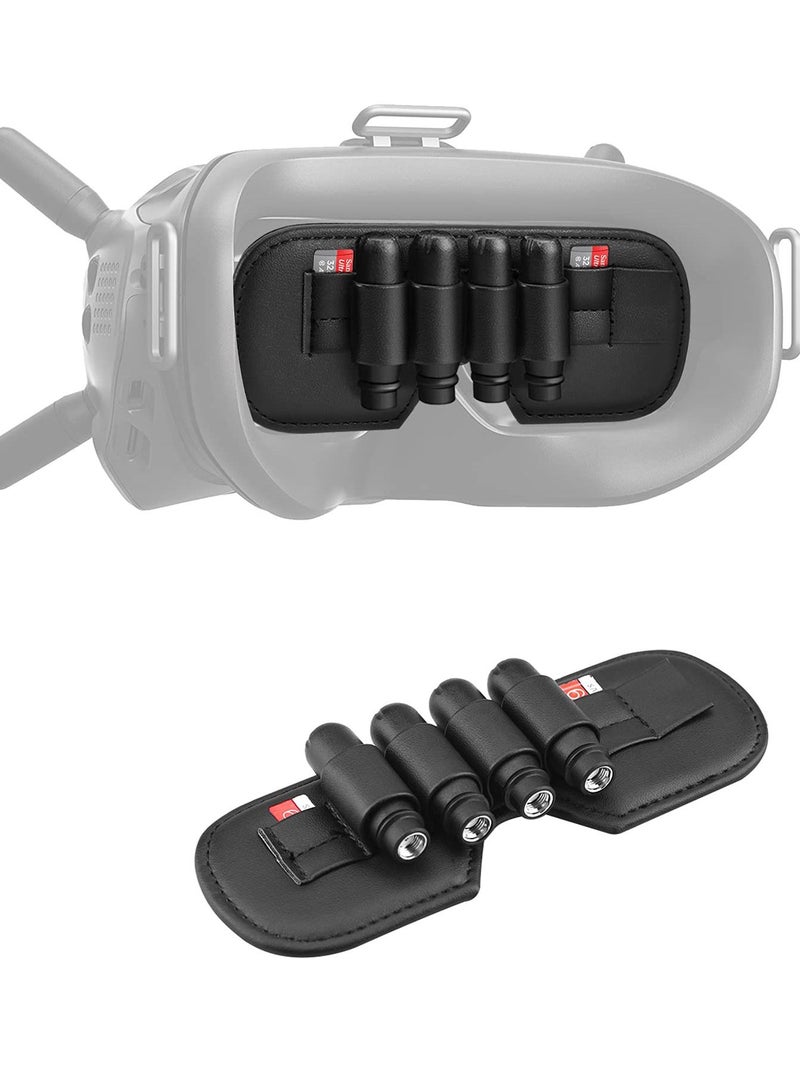 SYOSI Drone Goggles Protector, for DJI FPV Goggles V2 Lens Storage Cover with SD Card Slot, Light/Dust/Scratch Resistant Cover Drone Accessories - Image 1