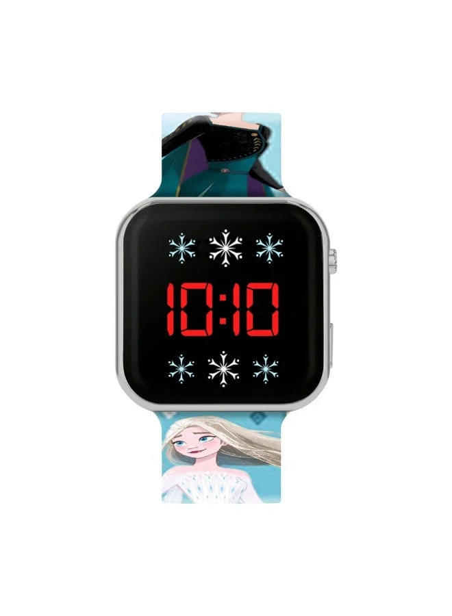 Disney Frozen Printed Strap LED Girls Watch - FZN4918