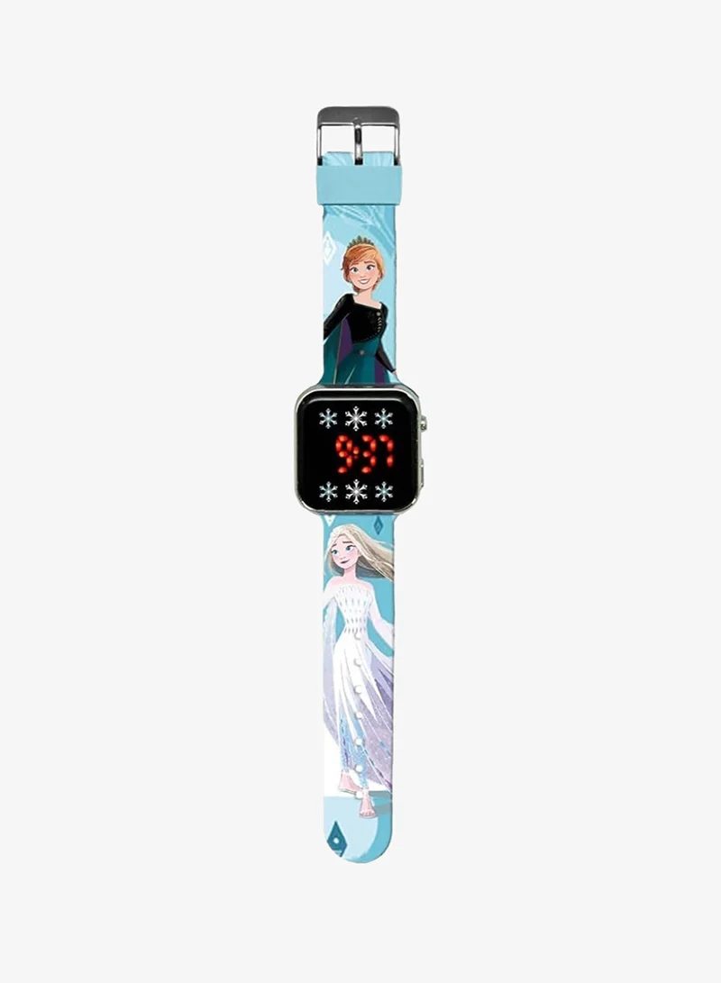 Disney Frozen Printed Strap LED Girls Watch - FZN4918