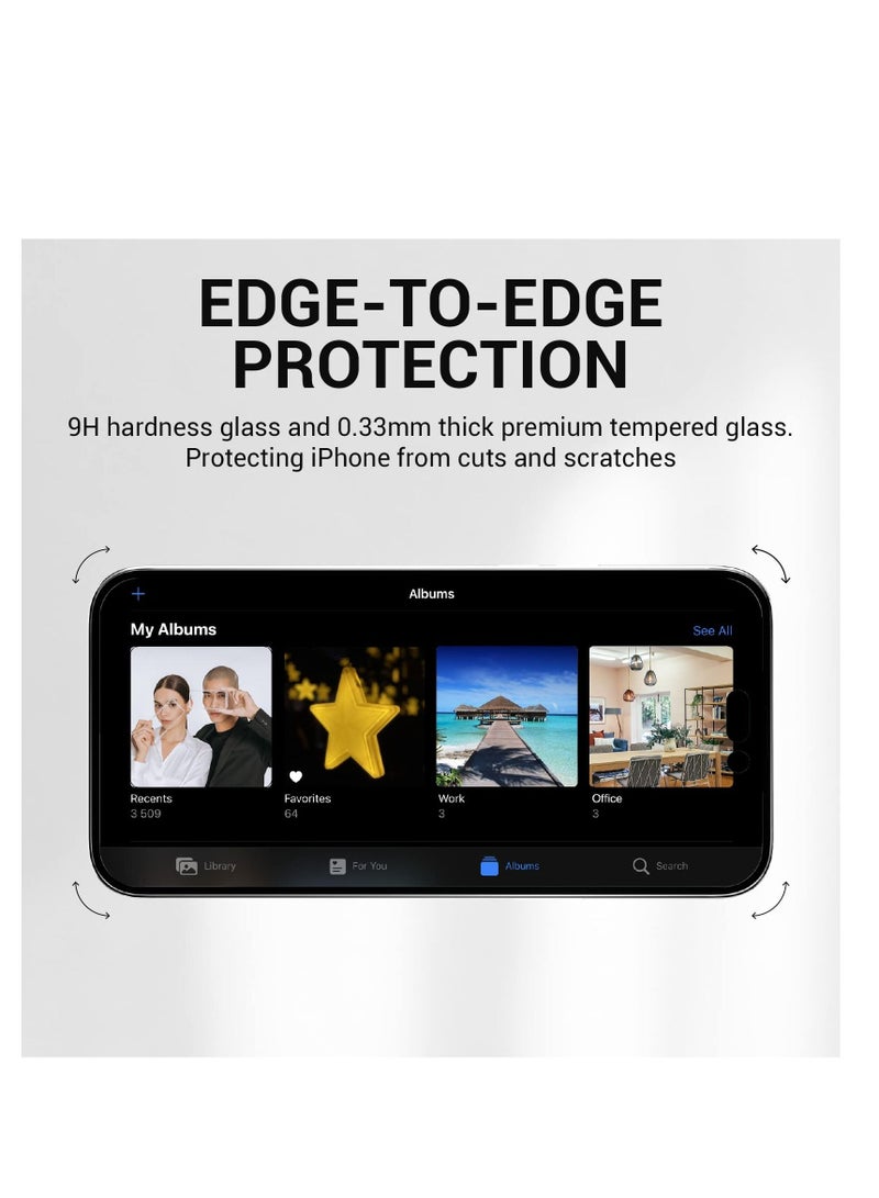 BORTONY iPhone 14 Plus/13 Pro Max Privacy Full Coverage Screen Protector Anti-Spy Tempered Glass Film Edge to Edge Protection Case Friendly for Apple iPhone 14 Plus/13 Pro Max 6.7-Inch - Image 5