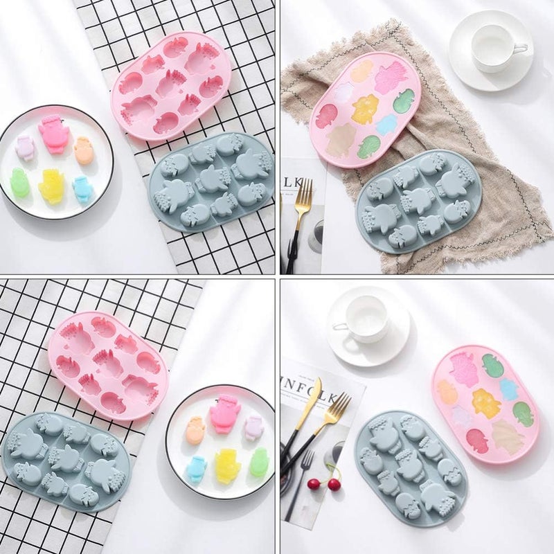 comfrt 2pcs Silicone Baking Molds 3D Easter Chick Molds Cake Molds Decorative Fondant Molds for Chocolate Candy Dessert Sugar Cake Cupcake Oreos Resin Clay - Image 2