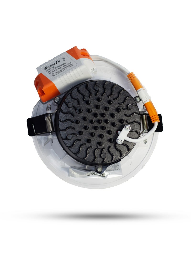 Spotlight 10cm 10W LED 3 colors 10pcs - Image 4