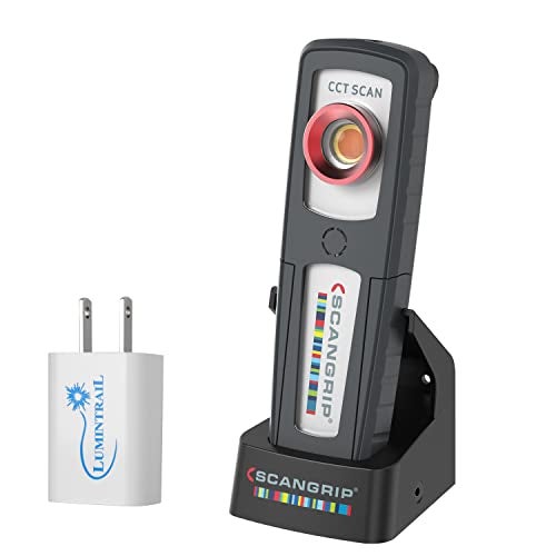 Scangrip Sunmatch 4 Work Light Rechargeable LED Light for Color Match and CCT SCAN Function, Bundle with a Wall Plug - Image 1